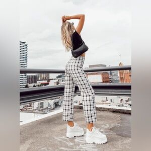 Princess Polly Plaid Trousers